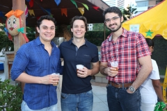 Tarcísio, Diego Ferreira Gomes e Tiago Mineiro