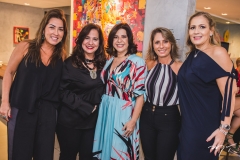 Ana Vládia Barreira, Martinha Assunção, Luciana Lôbo, Katiane Valença e Márcia Peixoto
