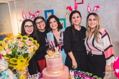Glicia Aguiar, Débora Rebelo, Luciana Lôbo, Márcia Campos e Raniely Carvalho
