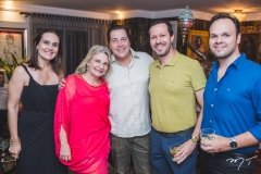 Ana Bossard, Rosangela Dias de Sousa, Leo Bossard, Rafael Xerez e Carlos Pinheiro