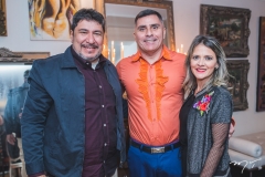 Augusto Barreto, Luciano Vidal e Cristiana Barreto
