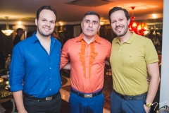 Carlos Pinheiro, Luciano Vidal e Rafael Xerez