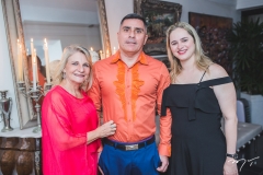 Rosangela Dias de Sousa, Luciano Vidal e Laura Mota