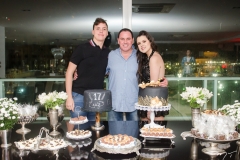 Luiz, Marcelo e Letícia Cidrão