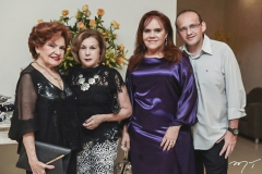 Maria Helena Alexandre, Leda Maria Pinho, Cláudia Alexandre e Emanuel Ponte