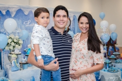Lucas, Felipe Figueiredo e Camila Vasconcelos