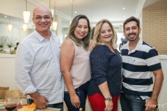 Paulo e Suzana Figueiredo, Aglaêda Facó e Felipe Adjafre