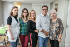 Rafaela Morais, Isabela Mindello, Regina Holanda, Martiniano Júnior e Alodia Guimarães