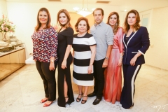 Silvana, Patrícia, Marly, Etevaldo, Rosele e Carla Nogueira