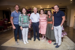 Sérgio, Denise, Humberto, Norma Bezerra e Márcia Távora