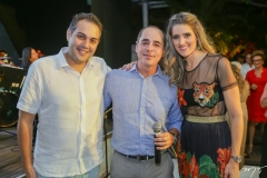 Bruno Bastos, Paulo Vieira e Rebeca Leal