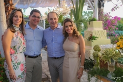 Danielle Maranhão e Marco André, Paulo e Camila Vieira