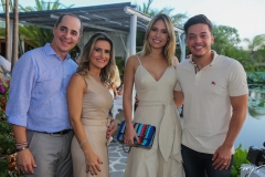 Paulo e Camila Vieira, Thyane Dantas e Wesley Oliveira
