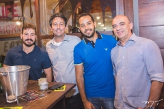 Miguel Dias, Rodrigo Jereissati, Igor Brito e Manu Gomes