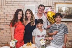 Lara, Raquel, Hugo, Hugo e Paulo Machado