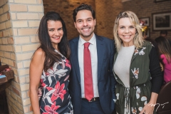 Lara Sisnando, Sávio Machado e Lilian Porto