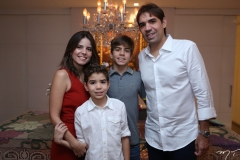 Érika, Vitor, Rodriguinho e Rodrigo de Castro