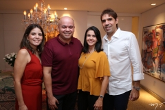Érika de Castro, Caio e Karina Aderaldo, com Rodrigo de Castro