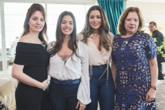 Denise Pio, Ticiana Campos, Rafaela Lacerda e Carmélia Rios