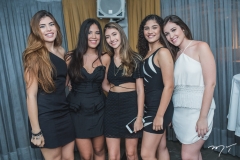 Carol Fernandes, Lara Amizo, Marcela Pinheiro, Maria Aquino e Maria Fernanda Gurgel