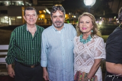 César Carls Neto, Totonho Laprovitera e Inês Oliveira