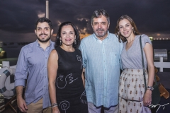 Fernando, Elusa, Totonho e Joana Laprovitera