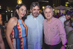 Jaqueline Teixeira, Totonho Laprovitera e Geraldo Sérgio