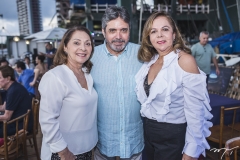 Lígia, Totonho e Fernanda Laprovitera