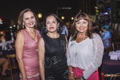 Lúcia Rocha, Elusa Laprovitera e Carmen Cinira
