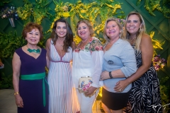 Tane Albuquerque, Márcia Travessoni, Vera Costa, Betinha Pessoa e Paula Athayde
