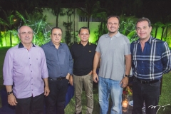 Amarílio Cavalcante, Max Câmara, Fernando Machado, Adriano Nogueira e Ricardo Nibon