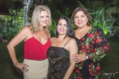 Valeska Rolim, Christina Albuquerque e Gisela Vieira