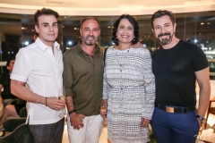Rodrigo Maia, Marcos e Andréa Novais e Carlos Otávio