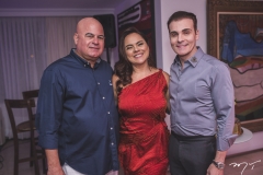 Luciano Cavalcante, Denise Cavalcante e Rodrigo Maia
