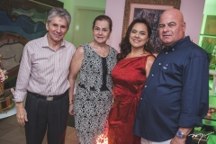 Padua Lopes, Jô Lopes, Denise Cavalcante e Luciano Cavalcante