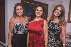 Regina Rocha, Denise Cavalcante e Clodes Campos