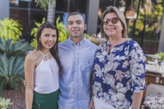 Nathalia Fontenele, Caio Gomes e Rose Giffoni