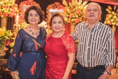 Luzia Vasconcelos, Etel Rios e Otacílio Vasconcelos