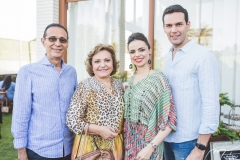 Aristófanes Canamary, Vânia Canamary, Cristiane Gurgel e Márcio Canamary
