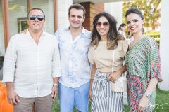 Cláudio Leal, Fernando Gurgel, Synara Leal e Cristiane Gurgel