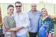 Cristiane, Fernandinho, Fernando Cirino e Teresa Gurgel