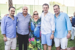 Felipe, Fernando Cirino, Teresa, Fernandinho e Célio Gurgel