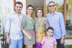 Fernandinho Gurgel, Cristiane Gurgel, Fernando Neto, Vânia e Aristófanes Canamary