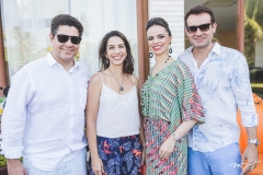 Leonardo Carvalho, Beatriz Carvalho, Cristiane e Fernandinho Gurgel