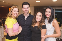 Andréa Delfino, Fernando Ximenes, Larissa Delfino e Talita Bezerra