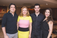 Daniel Borges, Andréa Delfino, Fernando Ximenes e Aline Borges