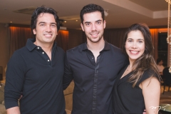 Daniel Borges, Fernando Ximenes e Aline Borges