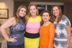 Danielle Pinheiro, Andréa Delfino, Sônia Praça e Rose Batista
