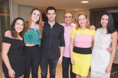 Larissa Delfino, Bruna Delfino, Fernando Ximenes, Raimundo Delfino, Andréa Delfino e Talita Bezerra