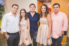 Ricardo Cavalcante, Natasha Dias Branco, Vitor Cavalcante, Natália Cavalcante e Augusto Pinho